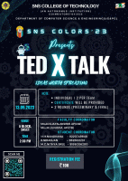 Ted X Talks 2023 TedX Poster